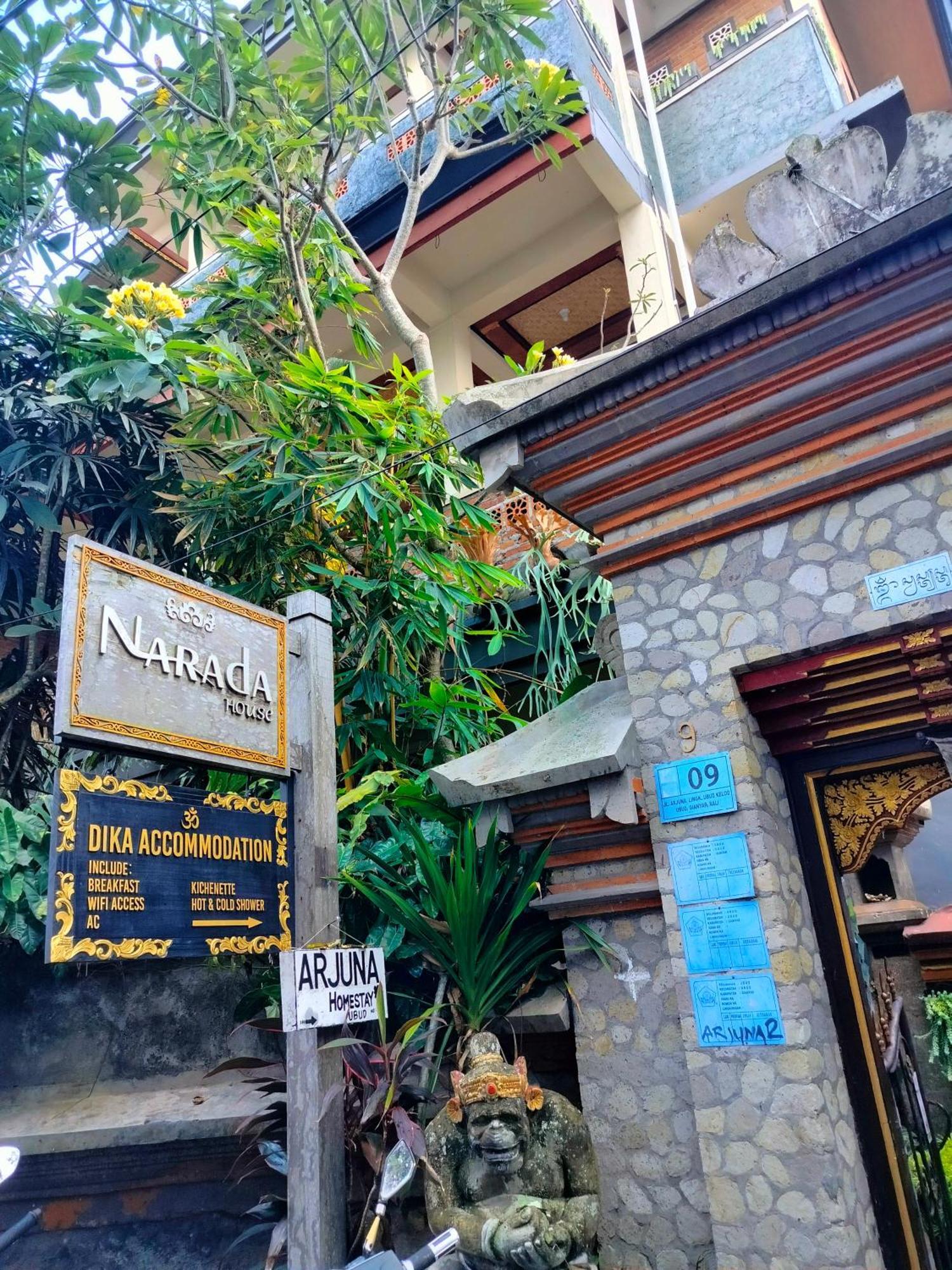 Dika Accommodation Ubud Esterno foto
